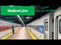 MTA Metro-North Train 841 Shoreliner I Hudson Line Express Train Grand Central to Poughkeepsie