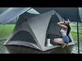 Download Lagu 5 Days Girl Solo Overnight Camping deep in the rain - Peaceful in the Sound of Rain