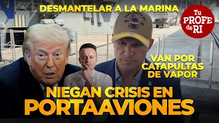 TRUMP DISMANTLES THE NAVY SWAPS COMPLEX AIRCRAFT LAUNCHERS FOR STEAM CATAPULTS ANGER RISES