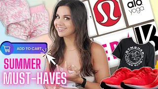 MY ACTIVEWEAR FAVORITES FROM BRANDS YOU LOVE GYMSHARK ALPHALETE ALO YOGA LULULEMON BUFFBUNNY