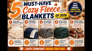 5 MUST-HAVE Amazon Cozy Fleece Blankets of 2026 That You ll Regret Missing Amazon Finds