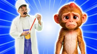 La Canción del Doctor 🩺🐵| Canción de Opuestos | Hokie Pokie Canciones Infantiles