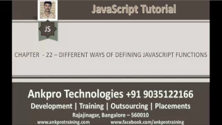 JavaScript for beginners - Chapter 22