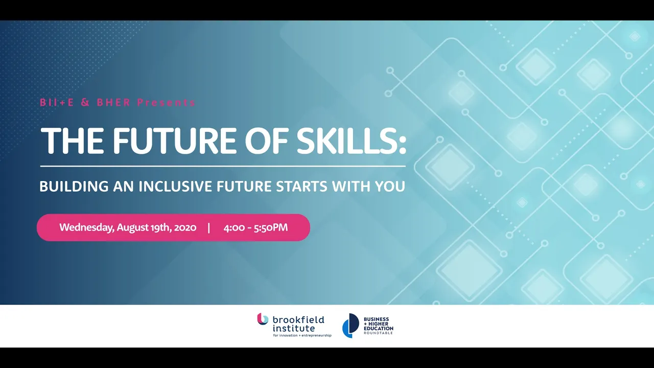 The Future of Skills: Building an inclusive future starts with you