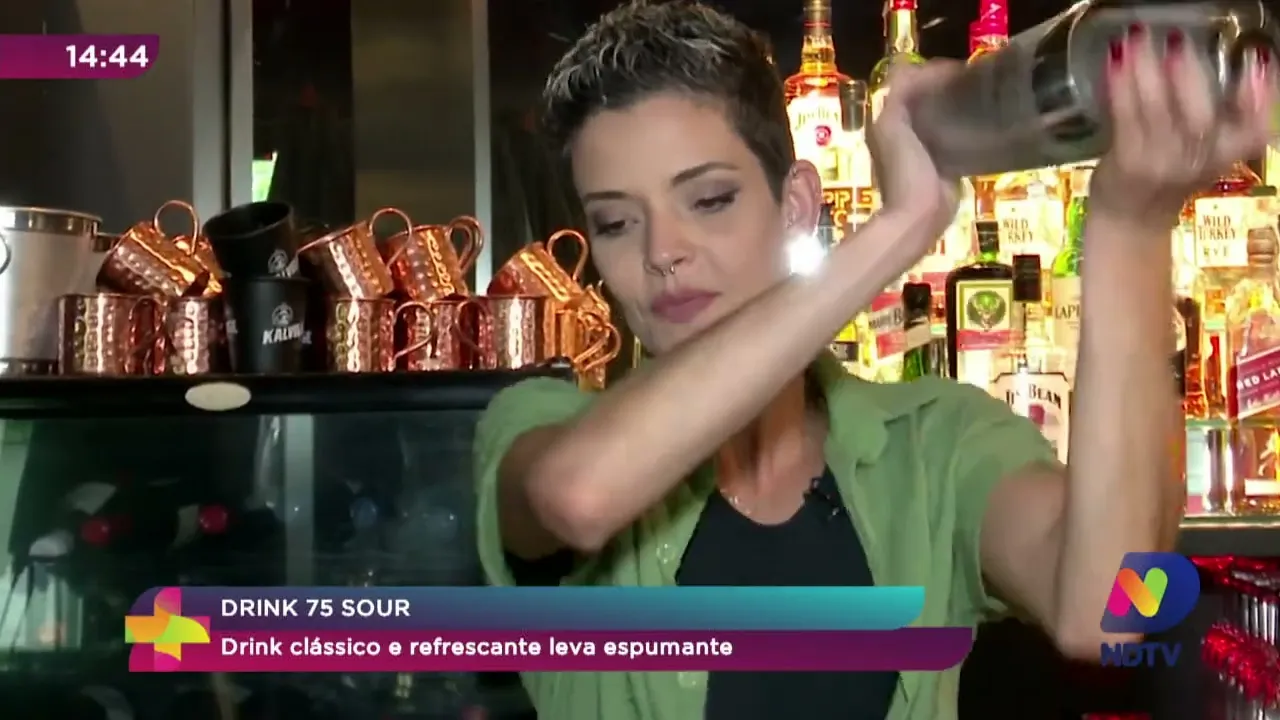 Drink 75 Sour: bebida clássica e refrescante que leva espumante