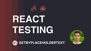 React Testing Tutorial - 21