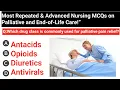 Palliative and End-of-Life Care Nursing MCQs Advanced Questions for DHA HAAD MOH RRB SNLE NCLEX