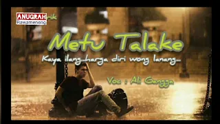 Download METU TALAKE : ALI GANGGA || VIDEO LIRIK MP3