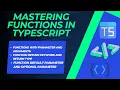 Functions with Parameters Arguments return keyword type Default and Optional Parameters TS