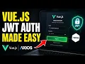 How to authenticate with Vue js using JWT and Axios interceptors - Easy Tutorial