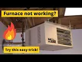How to fix your Mr Buddy Big Maxx Garage furnace No heat Easy fix