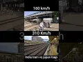 Download Lagu Croosed rajdhani express vs bullet train in Japan full speed 160kmp🚂❤❤#short #viral