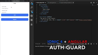 Ionic 4 Angular Firebase Auth-Guard