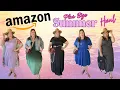 Plus Size Amazon Haul 2025 Summer Fashion Try-On Styling for Curvy Women