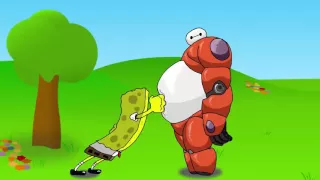 Spongebob VS Baymax Big Hero 6 Parody 