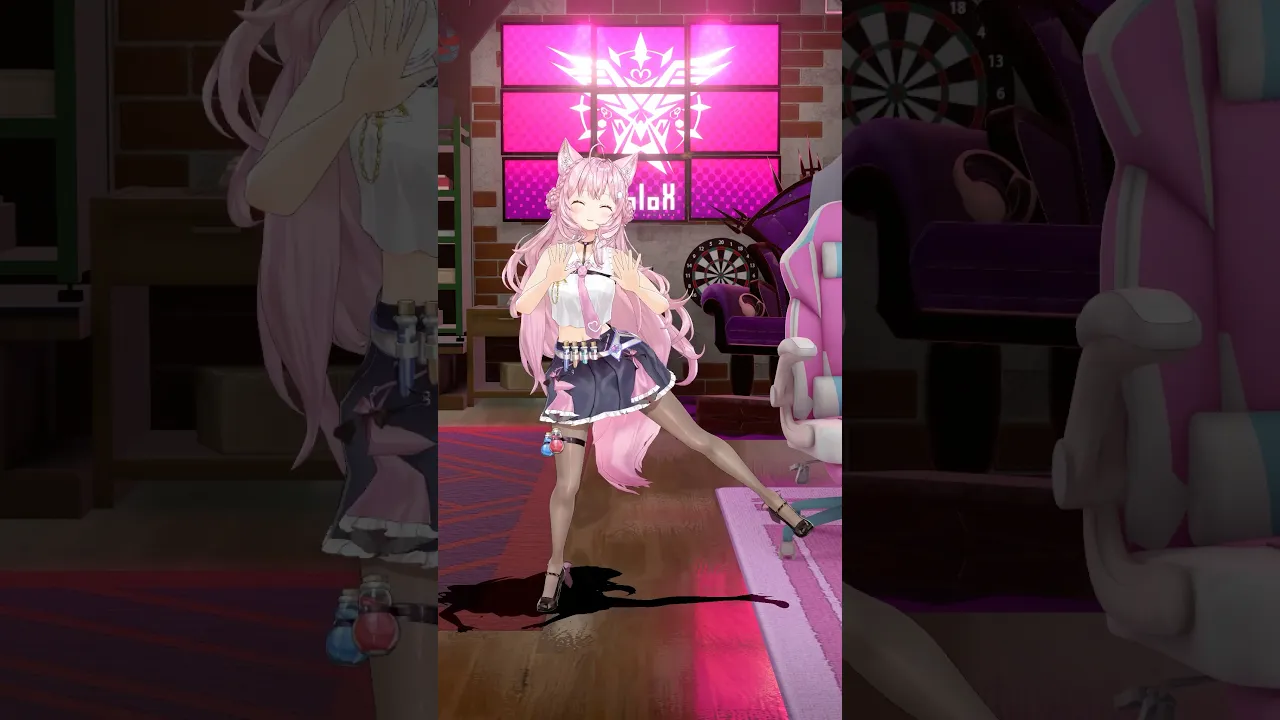 元素記号覚えられる「爆ラブ＋ケミストリー」holoXアジトで踊ってみた #hololive #ホロライブ #shorts #dance #ダンス #vtuber #博衣こより #爆ラブ #ナユタン星人