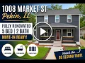1008 Market St Pekin IL Renovated 5 Bedroom Home for Sale