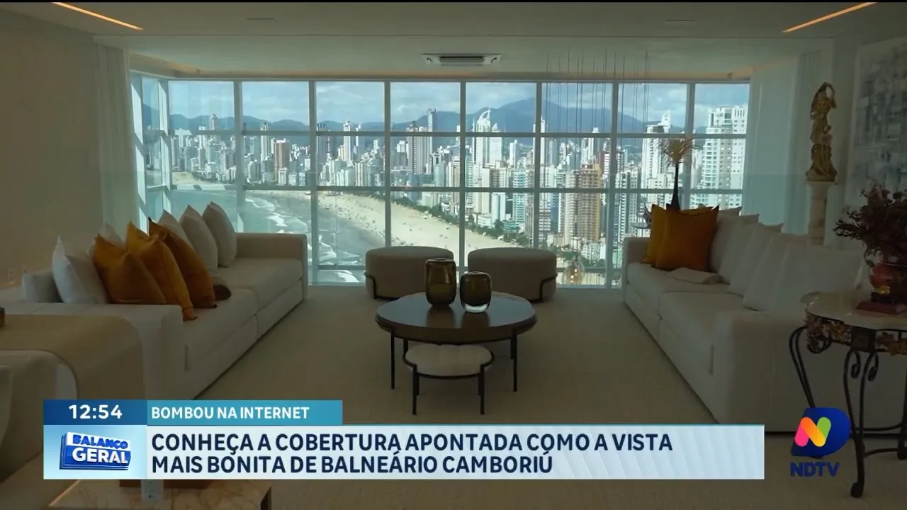 Bombou na internet, conheça a cobertura apontada como a vista mais bonita de Balneário Camboriú