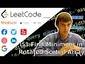LeetCode 153 Find Minimum in Rotated Sorted Array Algorithm Explained