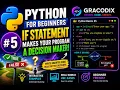 if statement Anyone can Learn Python GRACODIX