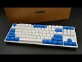 Unboxing - Drop ENTR Halo True Switches Skylight Series Keycaps Review Sound Test