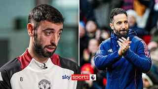Bruno Fernandes speaks about how Ruben Amorim's belief is rubbing off on the players 🔴