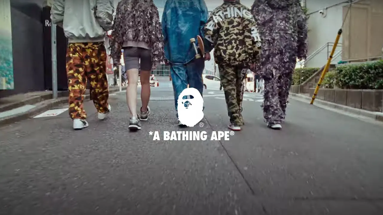 BAPE OFFICIAL — A BATHING APE® — Streetwear Fashion Showcase (YouTube video ad)