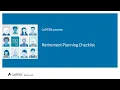 Retirement Planning Checklist