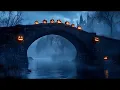 Drifting Down a Haunted River at Night | Dark Autumn Ambience