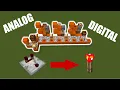 Compact Redstone Signal to Binary Analog to Digital Converter