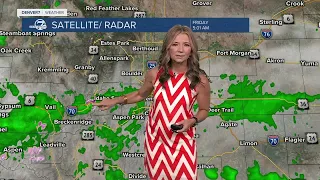 September snow in the high country Radar shows some rain turned to snow on some mountain peaks
