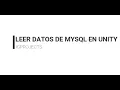 How Read with Mysql in Unity