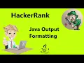Java Output Formatting Hackerrank Solution - java Hackerrank Java