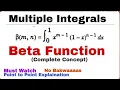 19 Beta Function Complete Concept Multiple Integrals Most Important