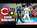 Reds vs Brewers Game Highlights 26 MLB Highlights