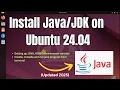 How to install java on Ubuntu 24 04 Tutorial for Beginners