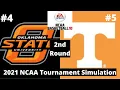 #4 Oklahoma State vs #5 Tennessee - NCAA Basketball 10 Simulation!