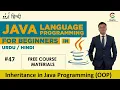 What is Inheritance in Java using Object-Oriented Programming OOP Practically Explain Hindi Urdu