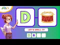 Learn How to Spell 4 Letter Words from A to Z Teaching Grade 1 Spelling to Kids
