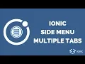 Ionic Side Menu With Multiple Tab Bars