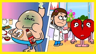 Doctora Bondadosa- Dulce y Salado -Corazon Roto - Hábitos saludables - Canciones infantiles Animados