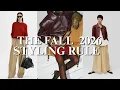 The Fall Trend Styling Guide That Make Every Outfit Look Better