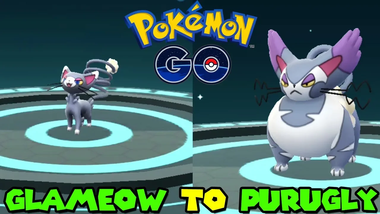 EVOLVING GLAMEOW TO PURUGLY IN POKEMON GO NEW POKEMON
