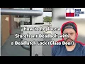 Adams Rite Storefront Door Right Hand Deadlatch Lock, 1-1/8 in. Backset, For Exit Only or 2 Way Traffic Applications, Aluminum Finish - Video 4 of 1