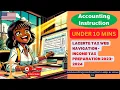 Lacerte Tax Web Navigation - Income Tax Preparation 2023-2024
