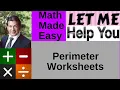 Perimeter Worksheets