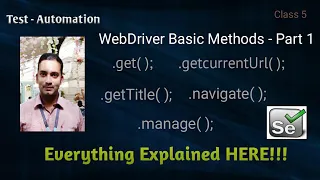 Selenium Web driver Methods selenium locators tutorial selenium methods selenium methods java