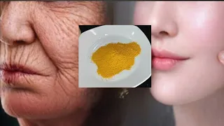 Turmeric Miracle! Apply it on the Wrinkles and it will Erase it and You'll Look Like in Your 20's