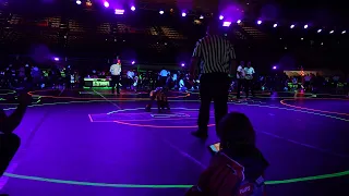 Liam Cabutotan Vang vs Benjamin Tolentino wrestling 46 lbs RMN Events - CA Cosmic Bash