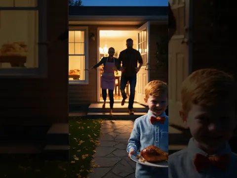 Kindness ❤️ on Thanksgiving: A Boy's Generous Act #kindness #thanksgiving #shorts